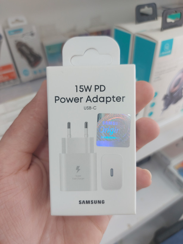 اداپتور 15w PD SAMSUNG USB-C اورجینال شرکتی +گارانتی