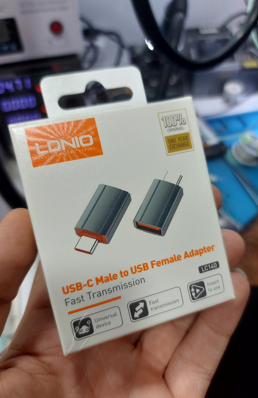 تبدیل USB OTG به تایپ سی الدینیو مدل LC140